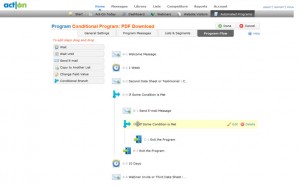 Campaign Builder Screenshot in Act-on